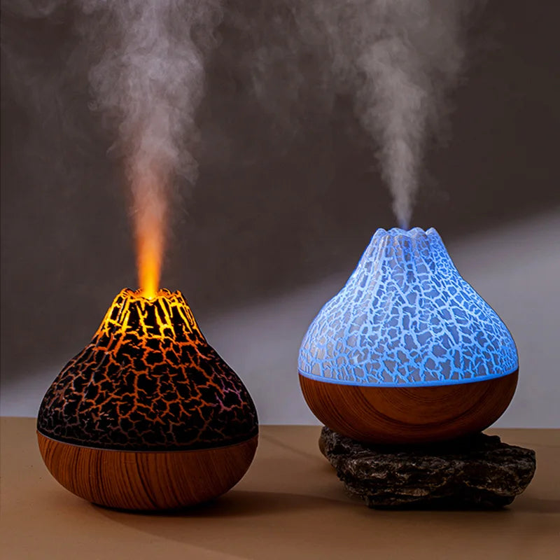 Volcano Air Humidifier Mist Diffuser w/ 7 Color Modes