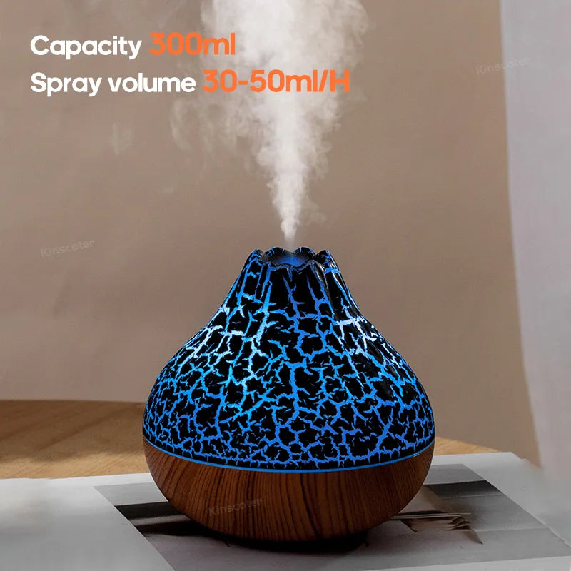 Volcano Air Humidifier Mist Diffuser w/ 7 Color Modes