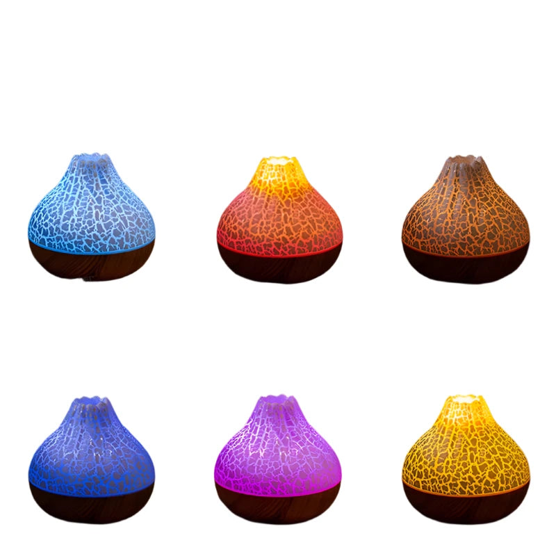 Volcano Air Humidifier Mist Diffuser w/ 7 Color Modes